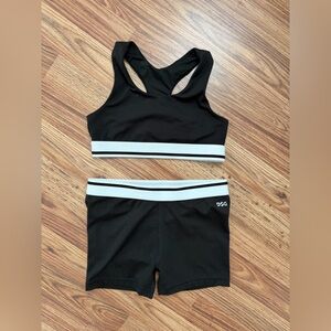 Kids DSG Black and White Activewear Set